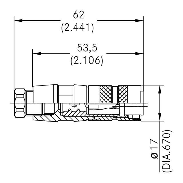 T 3301 048 Amphenol Tuchel Industrial  Assemblages de connecteurs circulaires
